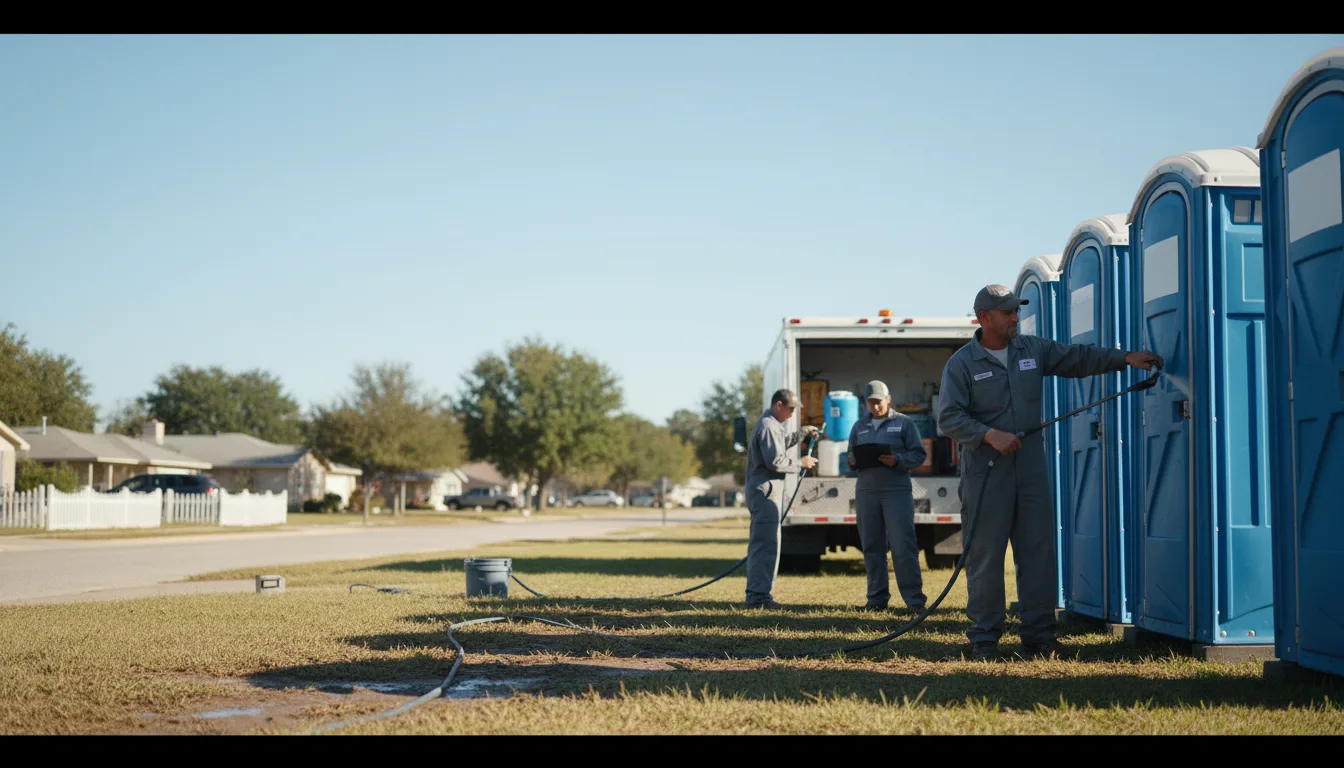 Long-Term Portable Toilet Rental in Rock, KS near me